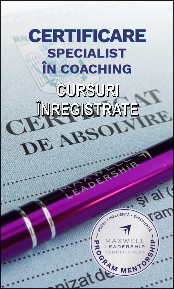 Înregistrări cursuri - Certificare Specialist în Coaching - 2025-2026