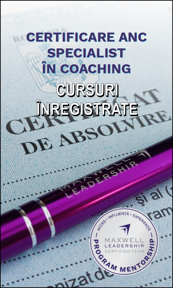Înregistrări cursuri - Certificare Specialist în Coaching - 2026-2027
